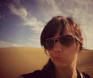 Selfie at Dunas de Maspalomas, Gran Canaria Selfie at Dunas de Maspalomas, Gran Canaria