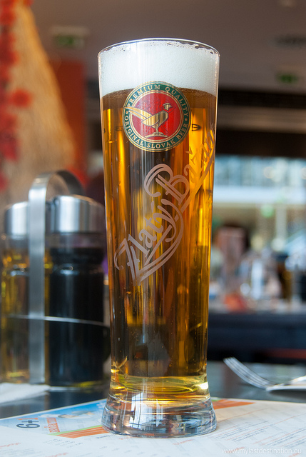 Zlaty Bazant - one of the most popular beers in Slovakia