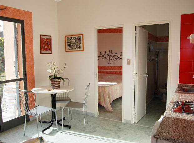 Upper apartment interior at La Francesca